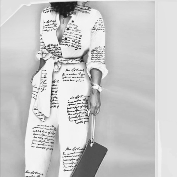 CBR Pants - Women Jumpsuit. CBR Boutique. White. Sz. M.